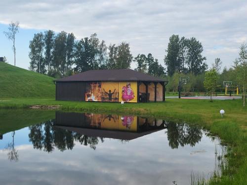 Phong cảnh thiên nhiên gần nhà nghỉ nhỏ