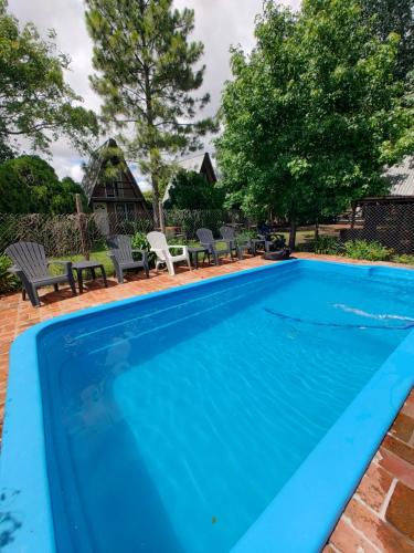Swimmingpoolen hos eller tæt på Cabañas Alpinas San Pedro