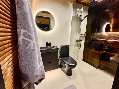 Et badeværelse på Levi Lapland Luxury Igloos B