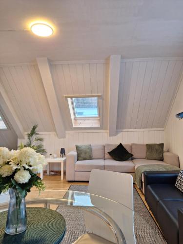 Khu vực ghế ngồi tại Stavanger 1 Ultra Central Dali Apartament