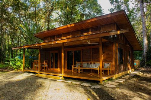 Bygningen som feriehuset ligger i