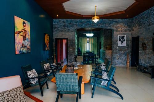 Posezení v ubytování Ibuye Villa Holiday Home