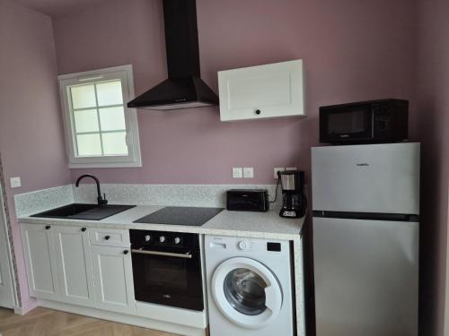 Kuchyň nebo kuchyňský kout v ubytování Casa Tía, L'hacienda de Soubran, classé 4 étoiles