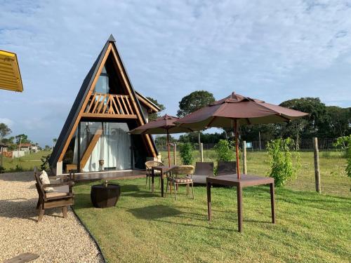 Een tuin van Chalé Venanzi