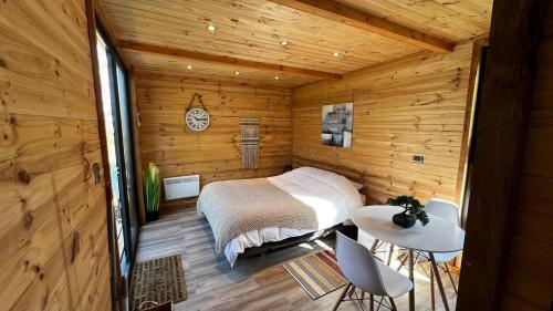 Postel nebo postele na pokoji v ubytování Puerta austral