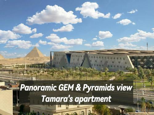 Tamara's Grand Egyptian Museum & Pyramids view 3BR Entire Apartment