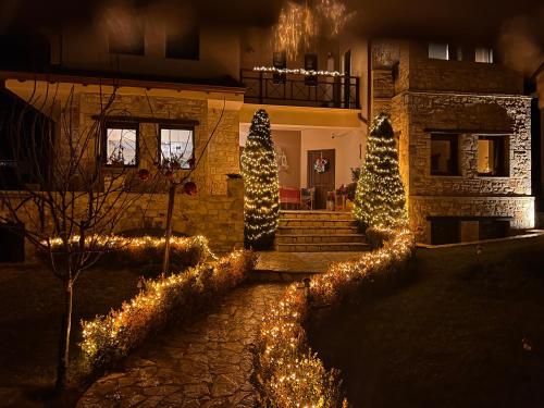 Bygningen som feriehuset ligger i