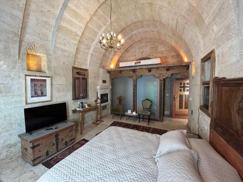 Et tv og/eller underholdning på 1860 KADIEVİ Suites & houses