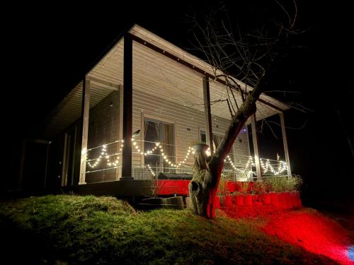 En have udenfor Obuoliu Sala COZY HOUSE on the Apple Island