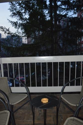 En balkon eller terrasse på Gohemi Apartments