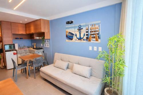 Kuchyň nebo kuchyňský kout v ubytování Portal dos Mares Tamandaré Carneiros