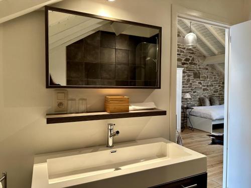 Phòng tắm tại Ry de Belle Rose