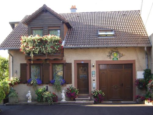 Gîte with views of the Vosges Mountains
