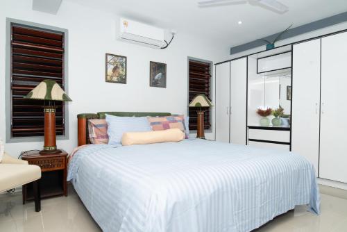 Katil atau katil-katil dalam bilik di Sikeci Villa