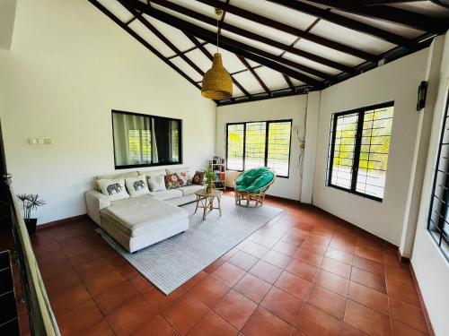 Posezení v ubytování Seekku Villa