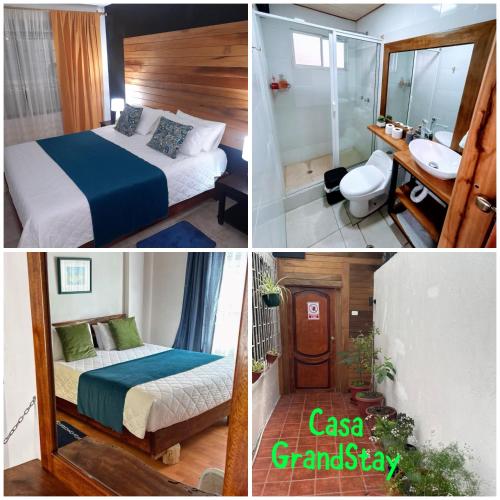 En eller flere senge i et værelse på Casa Descanso y Madera