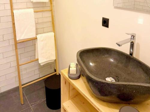 Koupelna v ubytování Dog-friendly holiday apartment in Bregenzerwald