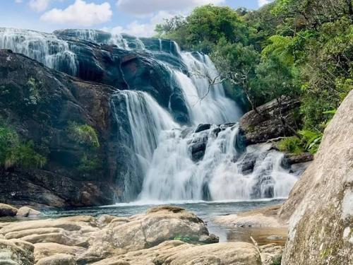 Naturlandskabet i nærheden af lodgen