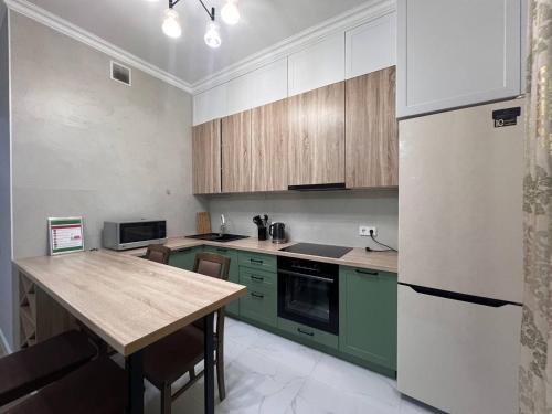 Køkken eller tekøkken på Nexpo Premium apartaments