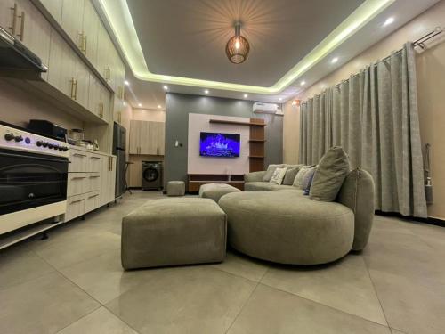 Køkken eller tekøkken på Dim de Lights Jinja