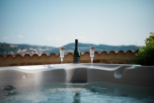 Der Swimmingpool an oder in der Nähe von Château de Laforest - Les Tours