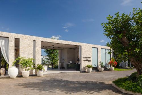 Bygningen som lejlighedshotellet ligger i