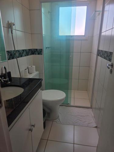 Phòng tắm tại Beachfront Apartment