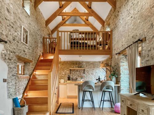 Køkken eller tekøkken på The Long Barn