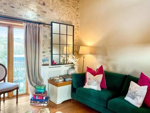 Et opholdsområde på The Long Barn