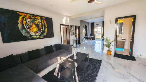 Et opholdsområde på The Signature loft