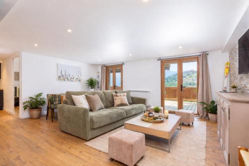 Et opholdsområde på Appartements dans le Chalet Nessa - Combloux