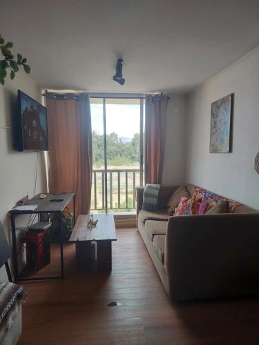 Et opholdsområde på Depto cerca playa