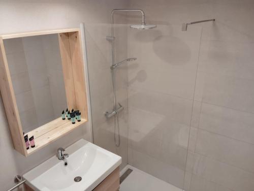 Een badkamer bij Apartamentos Pirineos Rent