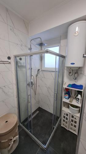 Et badeværelse på Sabina apartmani