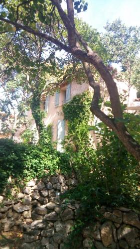 En have udenfor Charmant bastidon Provençal