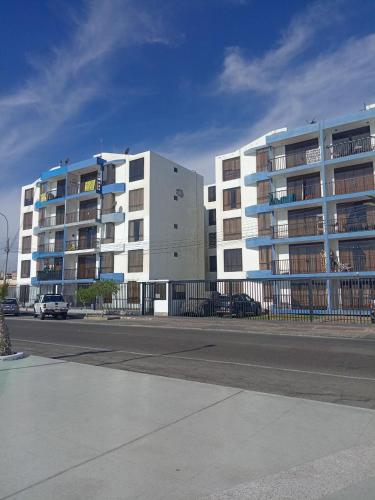 Bygningen som lejligheden ligger i