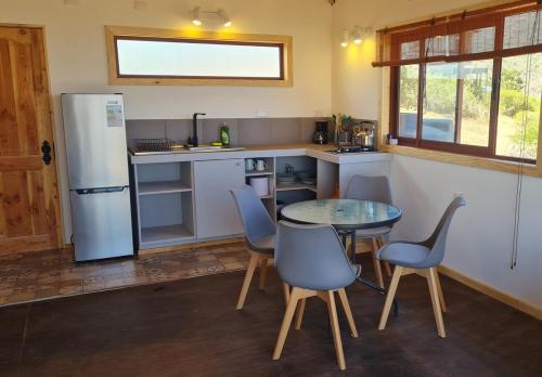 Køkken eller tekøkken på MonteWave Cabaña