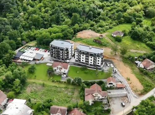 Het gebouw waarin het appartement zich bevindt