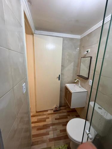 Koupelna v ubytování Refugio Paradisíaco 4