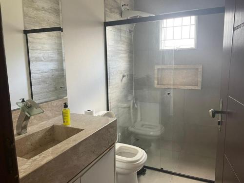 Et badeværelse på Recanto do Sol Bragança Pta SP