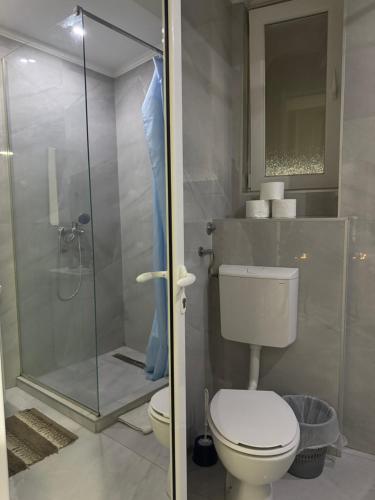 Et badeværelse på Apartman 22