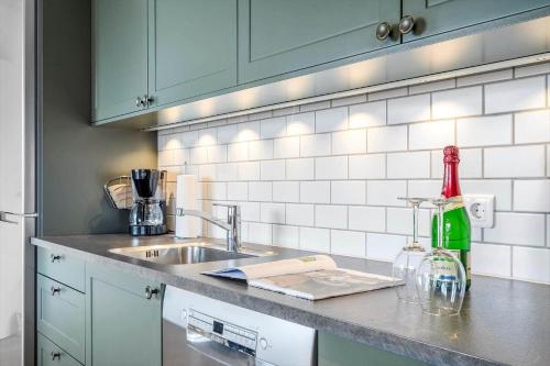 Køkken eller tekøkken på 912-Hvide-Sande-Langsand-188-stuen