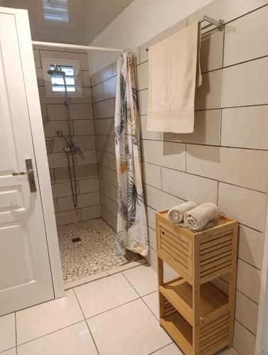 Een badkamer bij Du Pure Cocooning