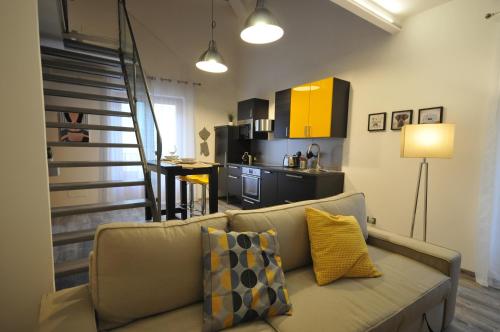 Kuchyň nebo kuchyňský kout v ubytování Papireto 11 Loft