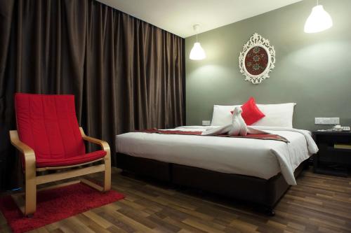Ένα δωμάτιο στο Katel Kuala Lumpur formally known as K Hotel