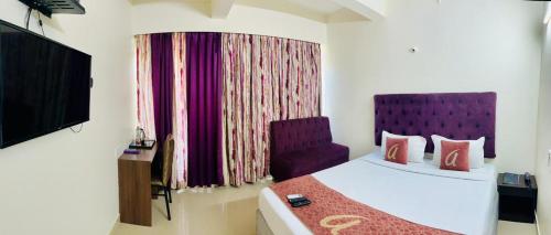 En eller flere senge i et værelse på Astra Hotels & Suites - HSR Layout Sector 1, Near Ecospace Bellandur