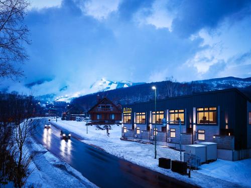 En generel udsigt til bjerge eller udsigt til bjerge taget fra hotellet