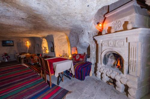 Et opholdsområde på Kapadokya Ihlara Konaklari & Caves