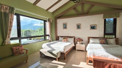 Postel nebo postele na pokoji v ubytování Snail B&B