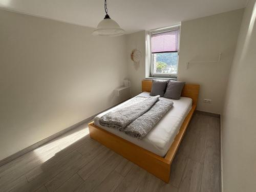 Krevet ili kreveti u jedinici u okviru objekta Apartment with panoramic view